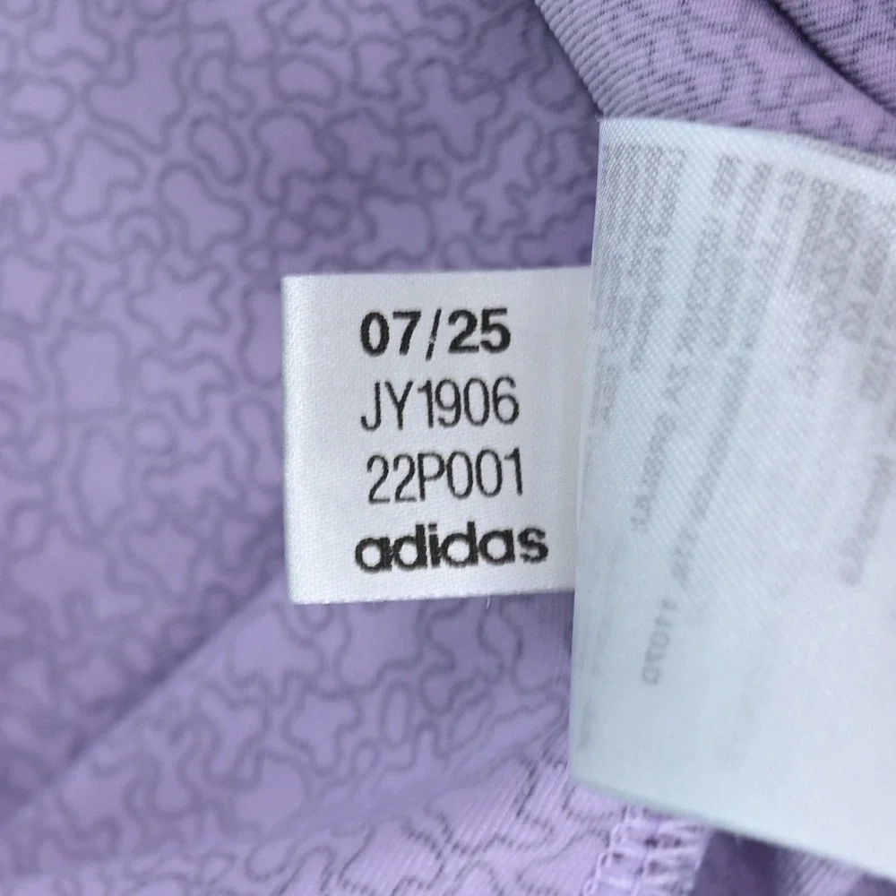 Adidas Ultimate365 Golf Polo Mens 3XL Purple Abstract Mini Bunker Shirt JY1906